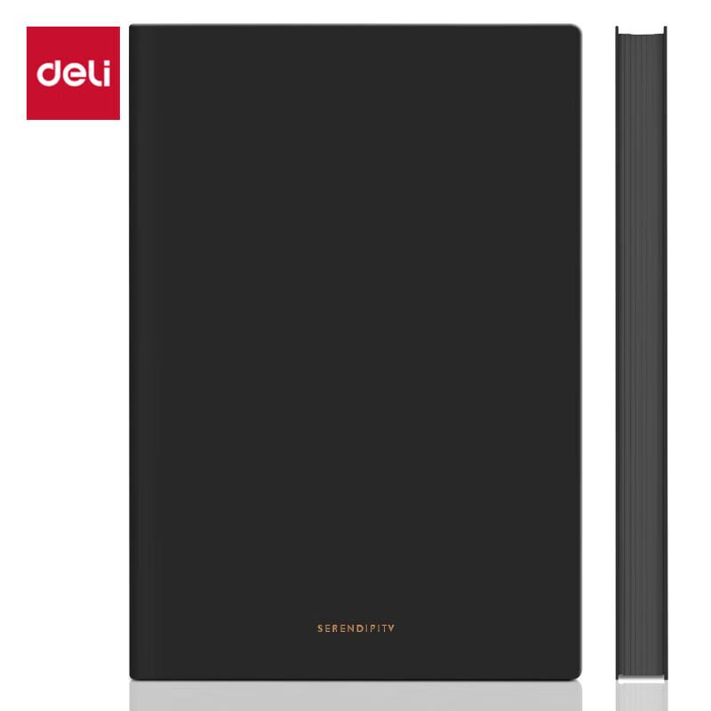 Deli A5 Leatherette Business Notebook (2-Pack)