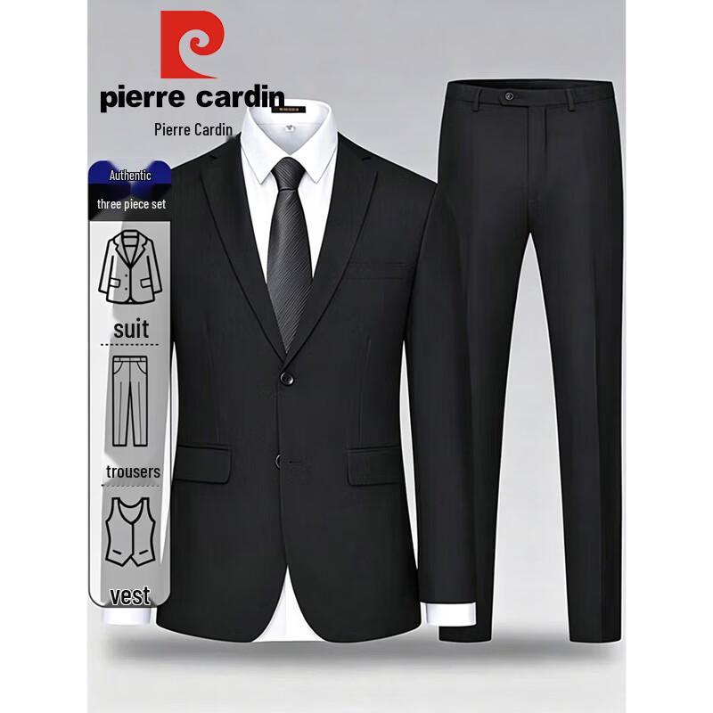 Pierre Cardin Men's Slim Fit Business Suit Set