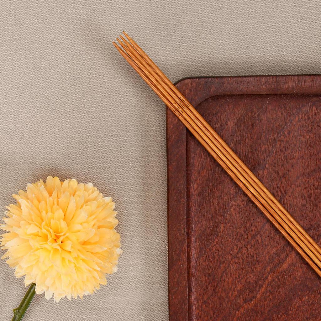 Zestaw bambusowych drutów do robienia na drutach: Pełny zestaw do szalików, swetrów i nie tylko