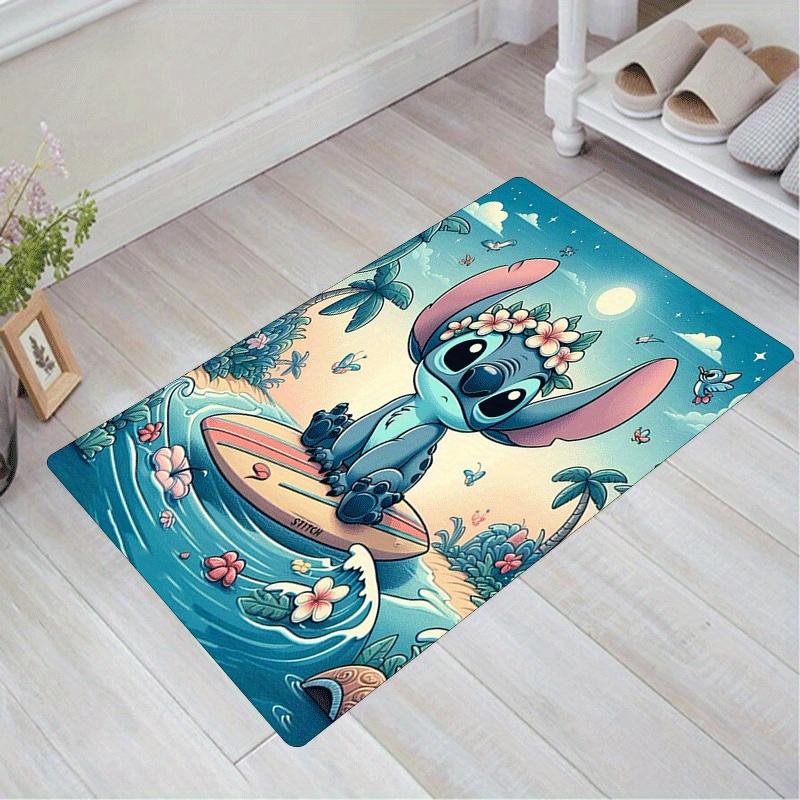 

1pc Stitch Pattern Area Rug Soft Flannel Floor Mat for Living Room,Office,Bedroom and Carpet,Sofa Coffee Table Floor Mat 60cm by 90cm