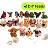 Cute 3D Beaded Animal Diy Kit Handmade Bead Weaving Kit With Instructions For Adults & Kids Perfect Gifts Home Decoration