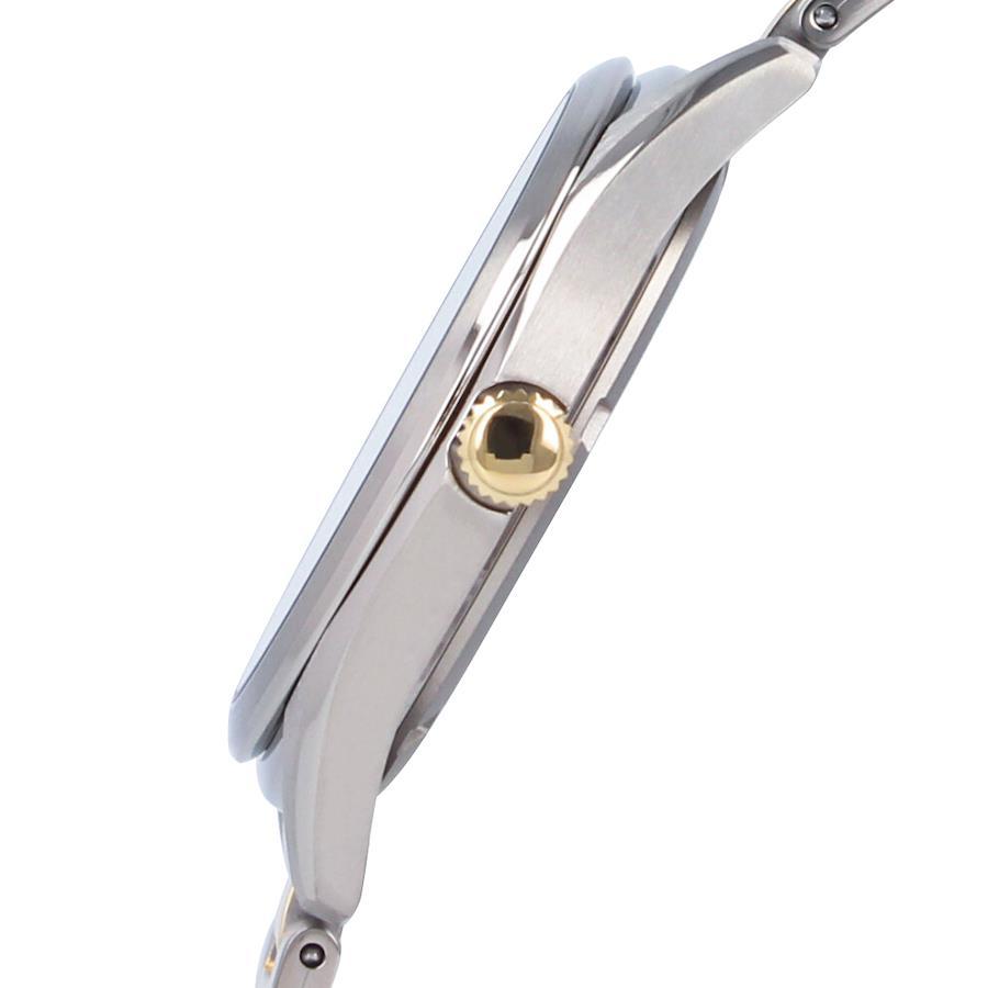 SEIKO SUR377P1 SUR377P Essentials Collection Classic Date Titanium Green Gold Silver Wrist Watch For Men