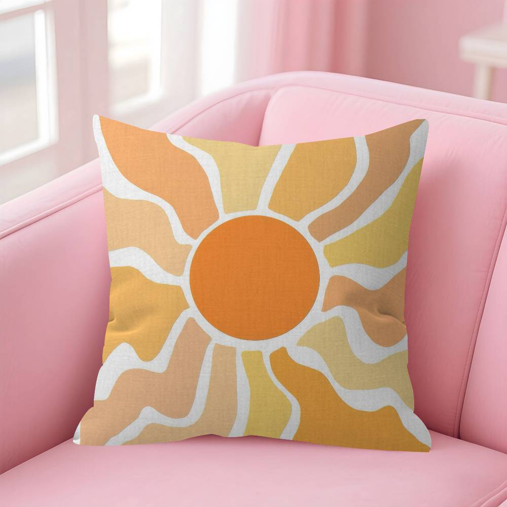 Art Abstract geometric  Pillow Cushion Cover Pillowcase Living Room Sofa Home Decor Customized