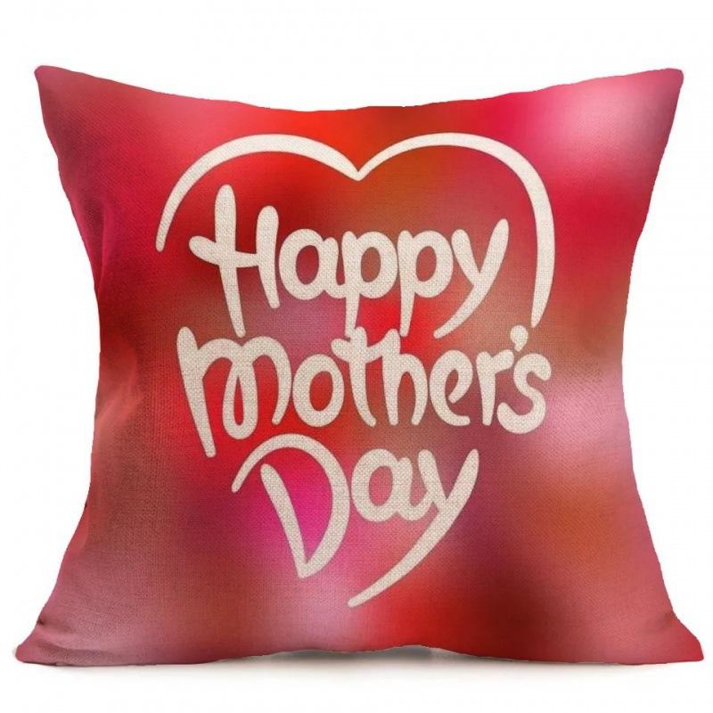 Love Letter Pattern Throw Pillow Covers With Digital Printing Of Short Plush Fabric Car-Shaped Sofa Cushion Home Decor