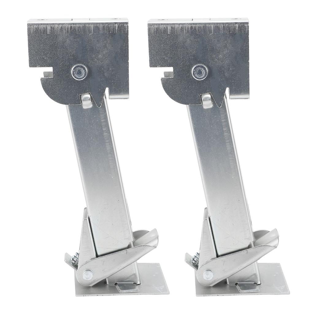 2PCS Stabilizer Jack 650lbs Support 1000lbs Lifting Capacity Galvanized Telescoping Adjustable Swing Down Stabilizer