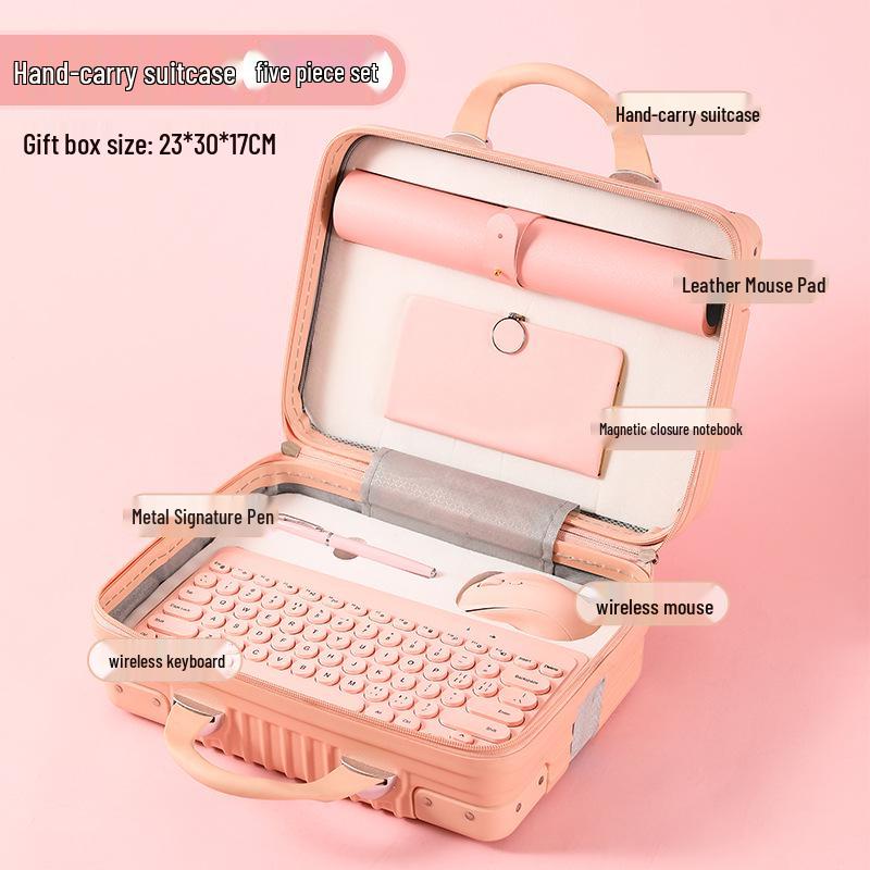 

Premium Office Keyboard and Mouse Gift Set for Clients and Employees Gift Box Package