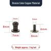 Eco-Friendly Brass Monk Head Accessories: Pacifier Buckle, Car Parts, Phone Cases & Leather Goods