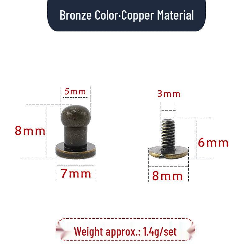 Eco-Friendly Brass Monk Head Accessories: Pacifier Buckle, Car Parts, Phone Cases & Leather Goods