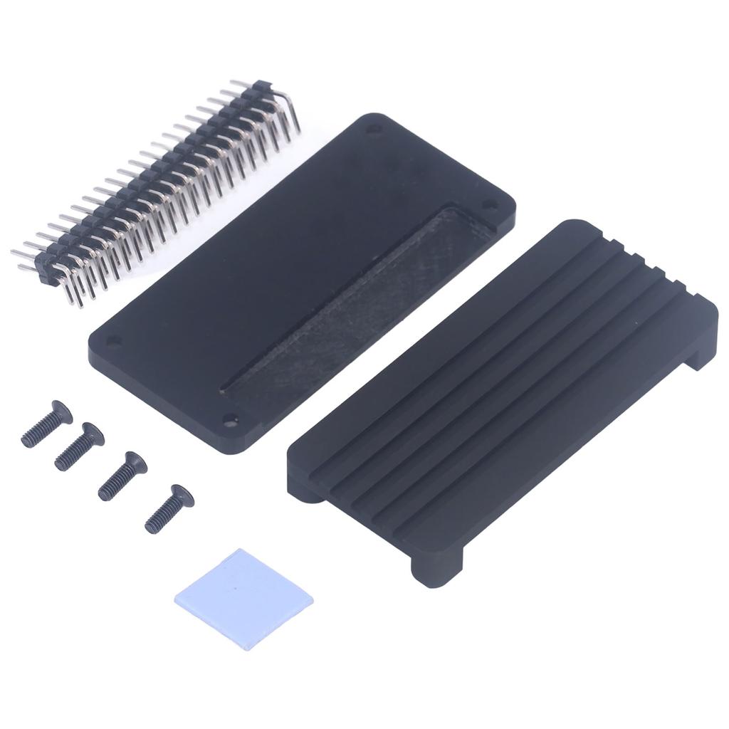 Carcasă de Răcire din Aliaj de Aluminiu Carcasă Inferioară Acrilică Carcasă de Răcire Pasivă pentru Raspberry Pi Îndoită