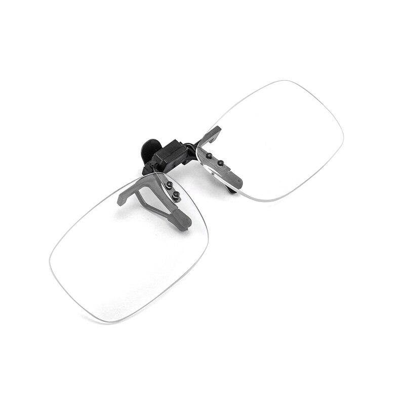 May Flower Clip On Magnifying Reading Glasses Rimless Lenses With Diopter Magnifier For Men Sunglasses With Box