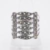 Used X941 Marcasite Marcasite 925 Engraved Ring Design Silver Ring Vintage No. 14