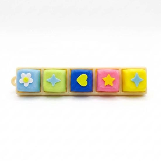 3D-printet Tastatur Fidget Legetøj 3/4/5/9 Taster Tastatur Finger Klikker Legetøj Afstressningsknap Fidget Legetøj Stresslindring Skrivebordslegetøj
