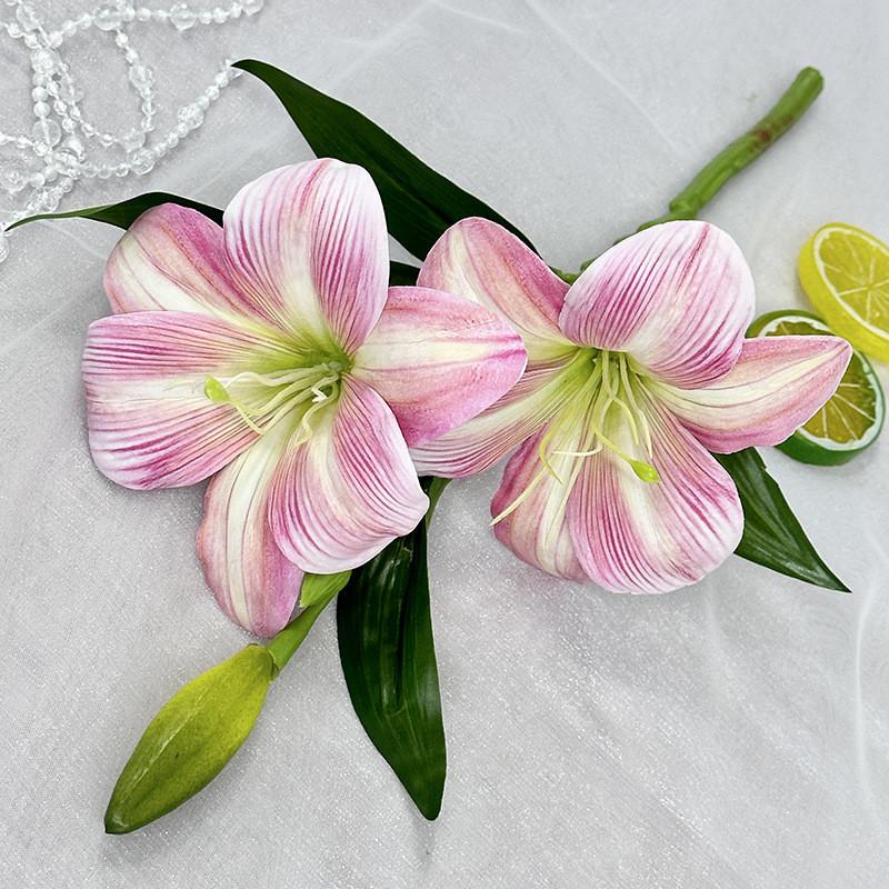 Flower Lily Artificial Wedding Hotel Restaurant Desktop Decoration Ornament Room