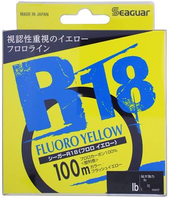 Seaguar R18 Fluoro Yellow Fishing Line, 100m, 3lb
