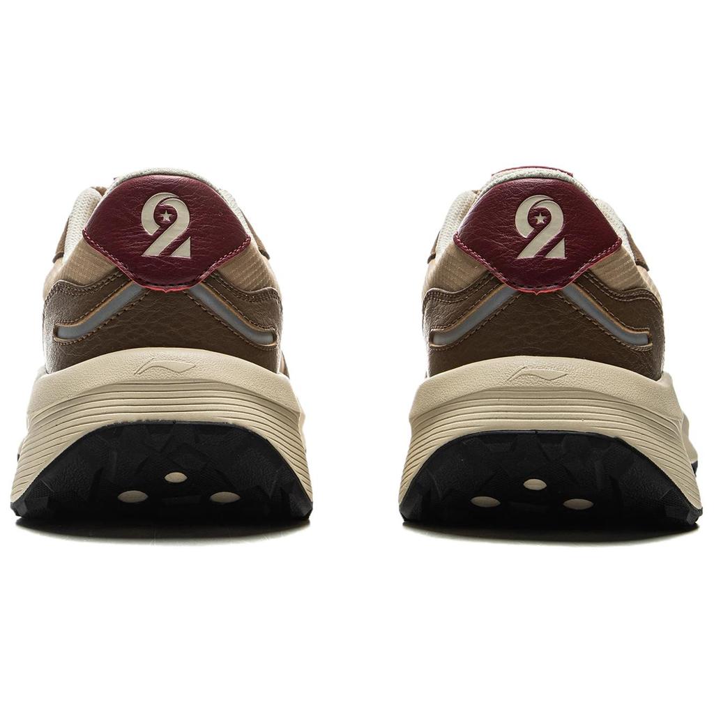 Li Ning Zheng Rong M500 Comfortable Versatile Wear-Resistant Non-Slip Low-Top Casual Shoes Men Sneaker Brown AGCV055-1