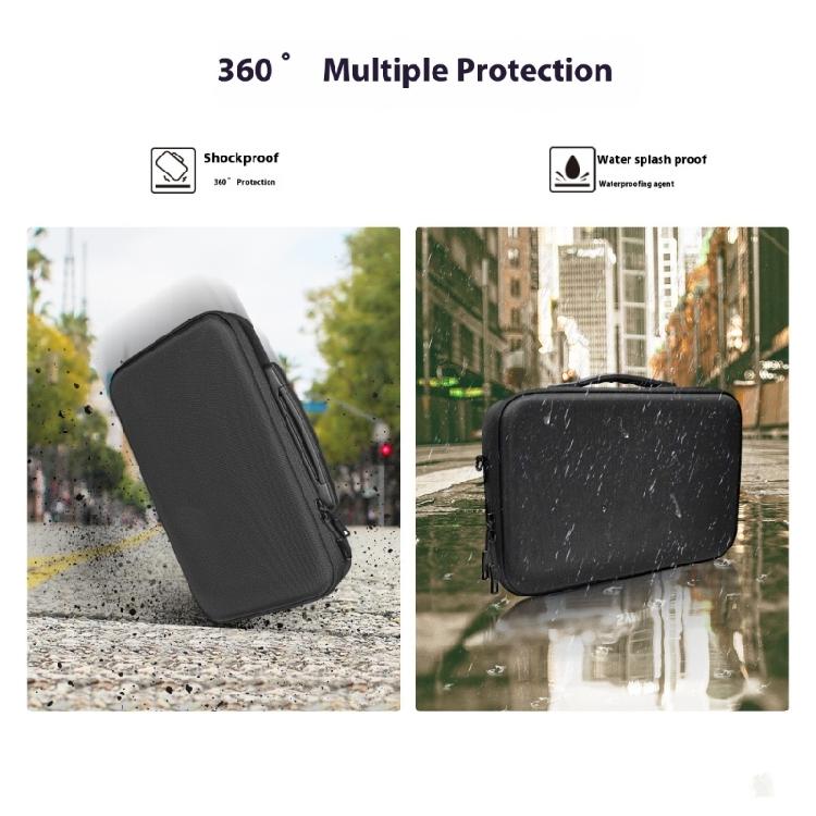 Organized Camera Carrying Case Bag for 360 X5 X4 Featuring Shock Absorbing Structure and Quickly Access Pocket