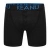 Keanu Mens Neon Cotton Blend Boxer Shorts (Pack of 6)