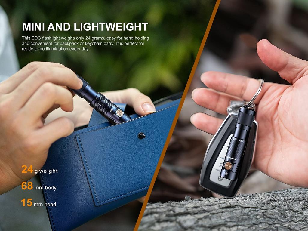 FENIX Rechargeable LED Light E05RGREEN