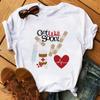 Summer Female T-Shirt Nurse Print Woman T-Shirt Casual Graphic T-Shirt Women's Harajuku Retro Top T-Shirt Women's Clothing