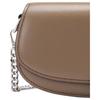 MICHAEL KORS Mila Cow Leather Saddle Bag, Shoulder Bag, Crossbody Bag Small Women's Light Taupe 35T5SIMC5L-229