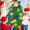 Kids DIY Felt Christmas Tree Merry Christmas Decorations For Home 2025 Christmas Ornaments Navidad Gifts Xmas Tree New Year 2025