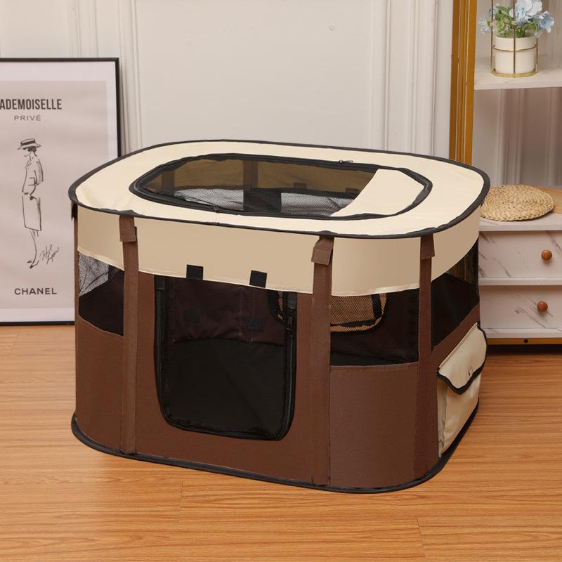 Pet Supplies Cat and Dog Villa: Spacious Tent and Enclosed Fence for Kittens and Puppies