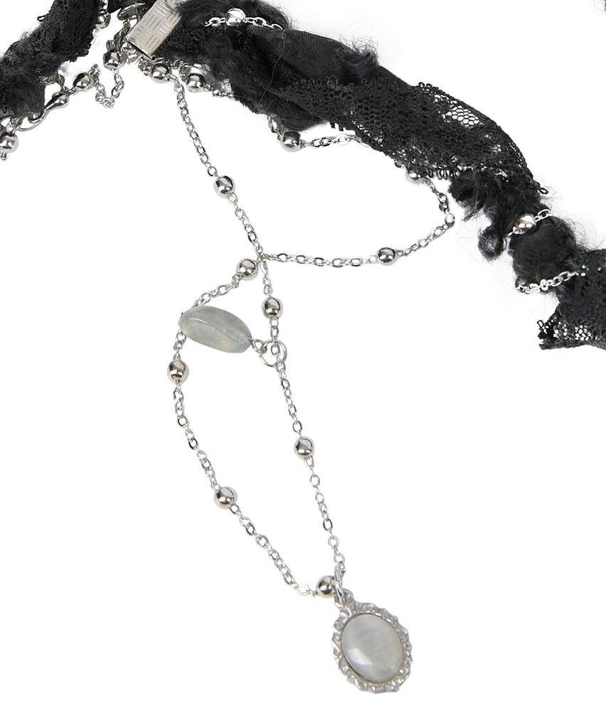 Flareup Braided Handmade Necklace (Fl-730_Black)