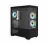 PC Case CHRONIX V2 Mid Tower ARGB Fan X3 Black