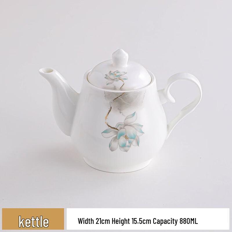 Ceramic High-Temperature Teapot with Filter