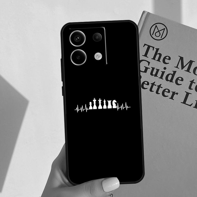 Chess Cover For Xiaomi Redmi Note 14 13 10 11 12 Pro 11S 12S Case For Redmi 15 14C 10C 12C 13C 15C