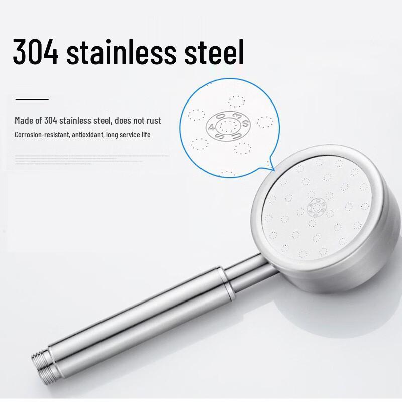 Ciśnieniowa głowica prysznicowa ze stali nierdzewnej 304