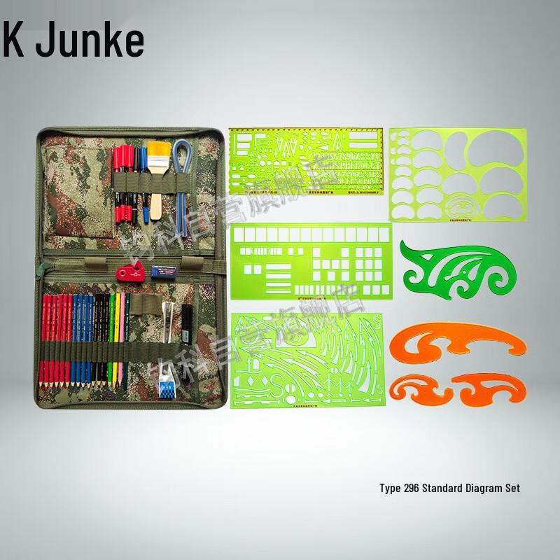 Junkew Type 296 Military Map Plotting Tool Kit