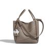 Unique design basket bag for women 2024 new model bucket bag large capacity tote bag soft leather shoulder underarm bag