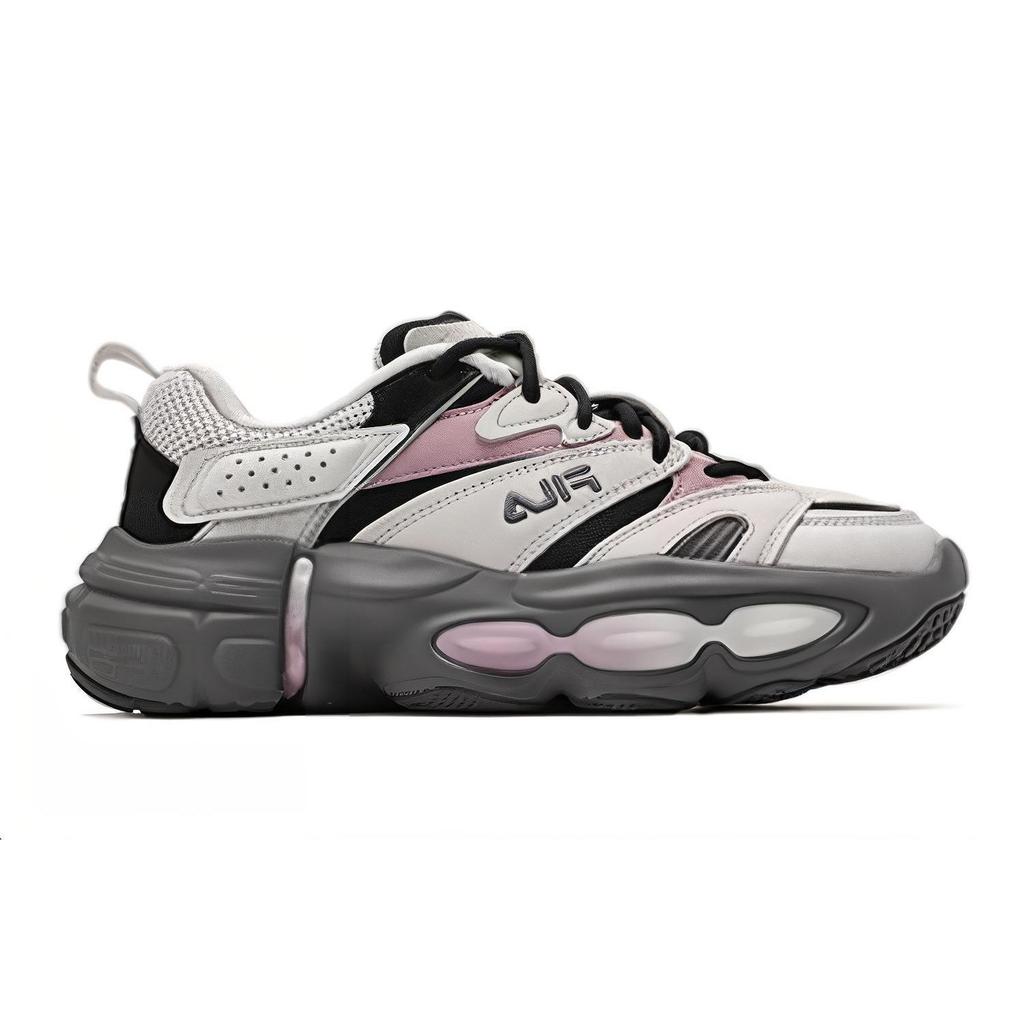 Fila Et Fabric Synthetic Leather Comfortable Versatile Low-Top Casual Shoes Women sneaker Gray F12W342109FAB