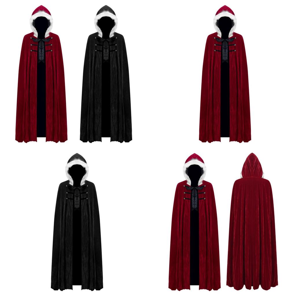 Fantasy Gothic Cloak For Cosplay And Themed Halloween Costumes