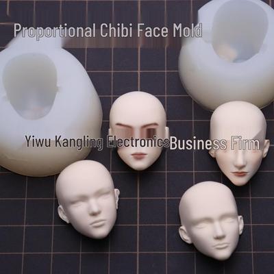Stampo Facciale Universale in Silicone Versione Q Stampo Leggero in Argilla Fai-da-te