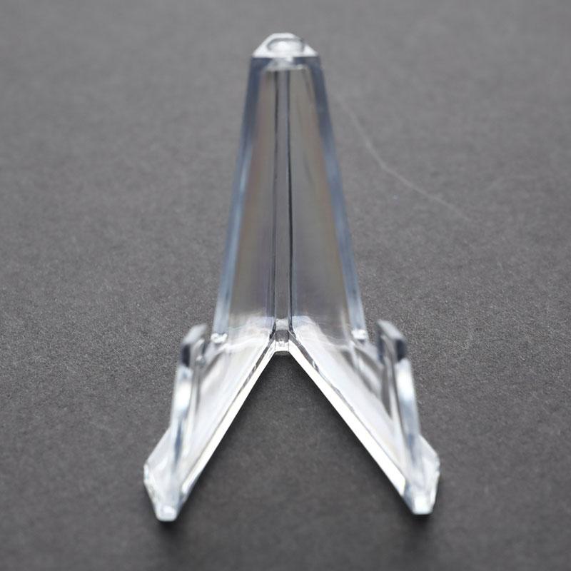 1Pc Karte Display Zeigen Stand Acryl Sammlerstücke Münzen Staffelei Medaille Abzeichen Halter