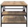 Artisan Oak Coffee Table 90 x 49 x 40 cm Engineered Wood
