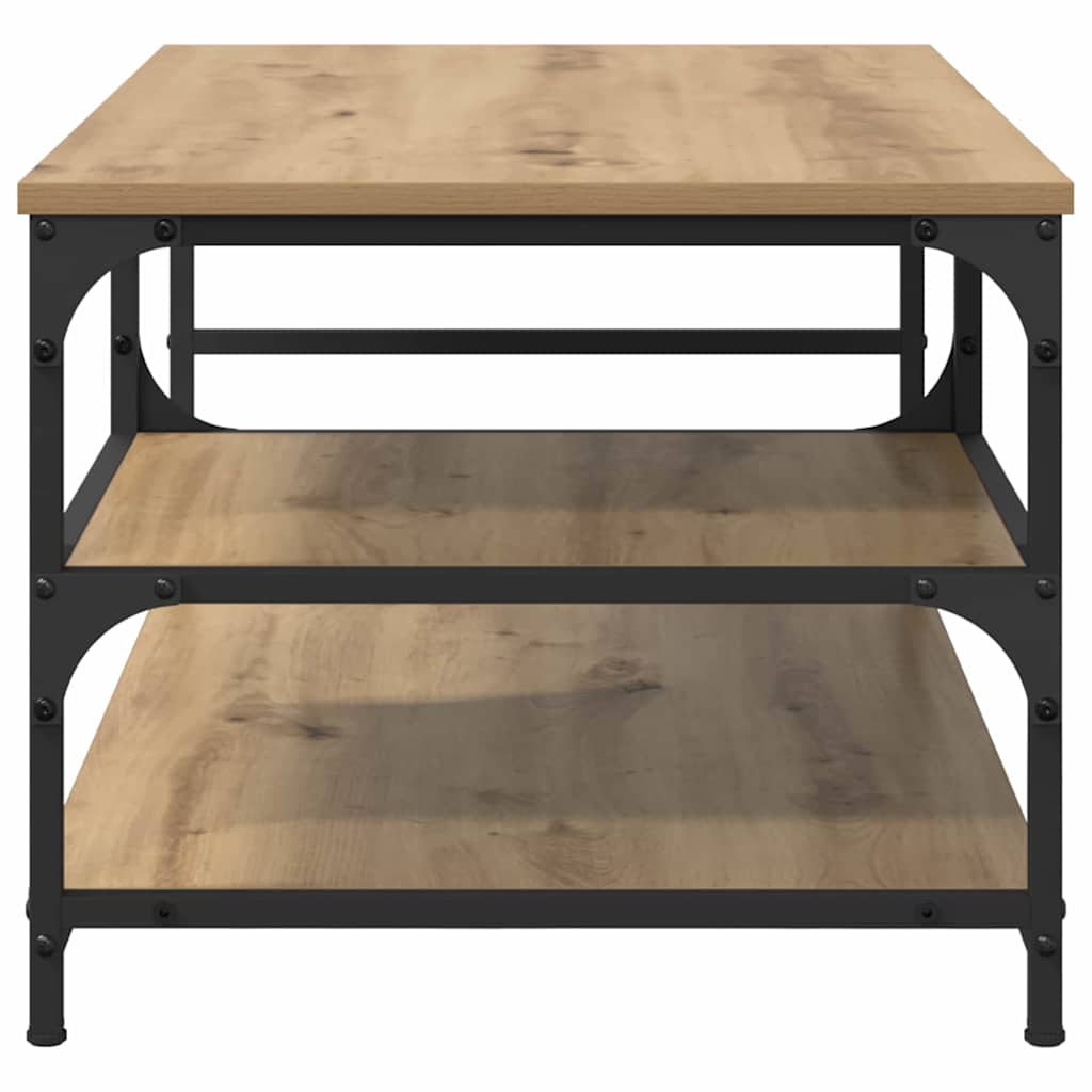 Artisan Oak Coffee Table 90 x 49 x 40 cm Engineered Wood