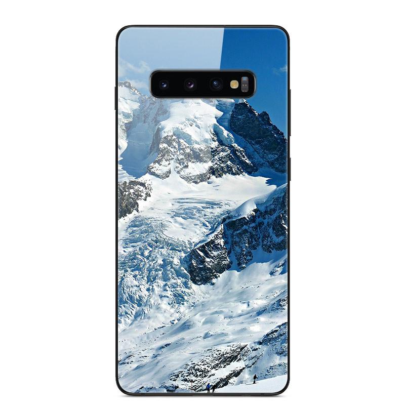 For Samsung S10 Plus Case Tempered Glass Hard Phone Back Cover Coque For Samsung Galaxy S10E S 10 5G S10plus Bumper Cases Capa