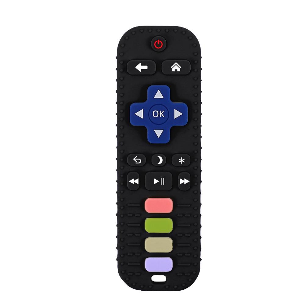 Silicone Teether Remote Control Toy for Babies 6+ Months