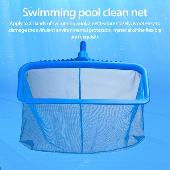 Pool Skimmer Net Larger Capacity Fine Mesh Labor-saving Universal Easy Installation Remove Debris Leaf Skimmer Net Swimming Pool Cleaning