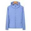 UPF 50+ Sun Protection Hoodie Jacket, Lightweight Ice Silk Breathable Sunscreen Clothing with Pockets for Fishing, Hiking