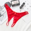 Sexy Women's Panties Lace Transparent Seamless Open Crotch Gear Sexy Hot Hollow Thong Low Waist Erotic Underwear
