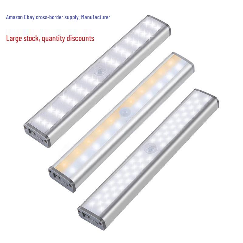 

Точечный перезаряжаемый магнитный светодиодный светильник для шкафа с датчиком движения и управлением освещением 6 LED Battery