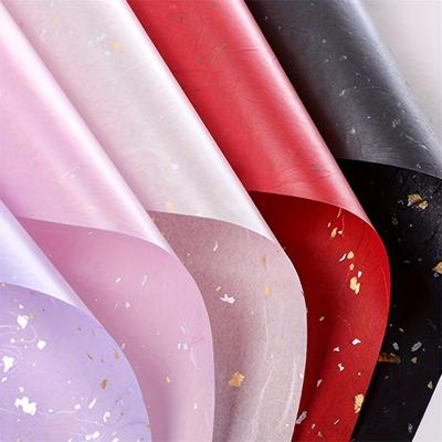 10Pcs Waterproof Bouquet Wrapping Paper Gift Wrapping Paper Gold And Silver Dot Flower Wrapping Paper Flower Bouquet Supplies
