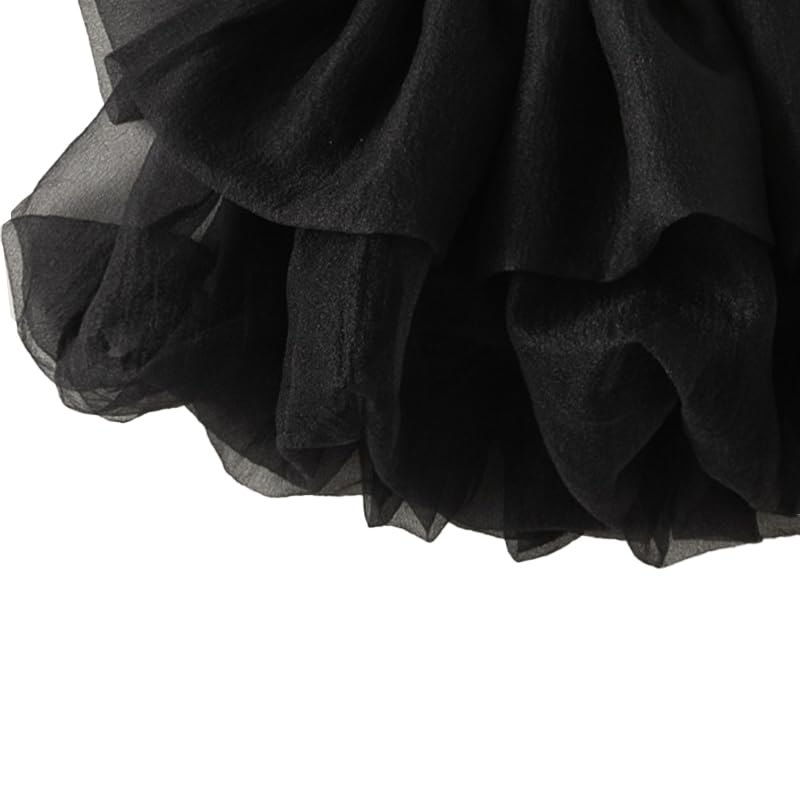 Famuka Baby Tulle Dress with Tutu Summer Soft Sleeveless Princess Perfect Gift for and Formal Occasions Black Girls' Skirt, Lace, Dress, Style,