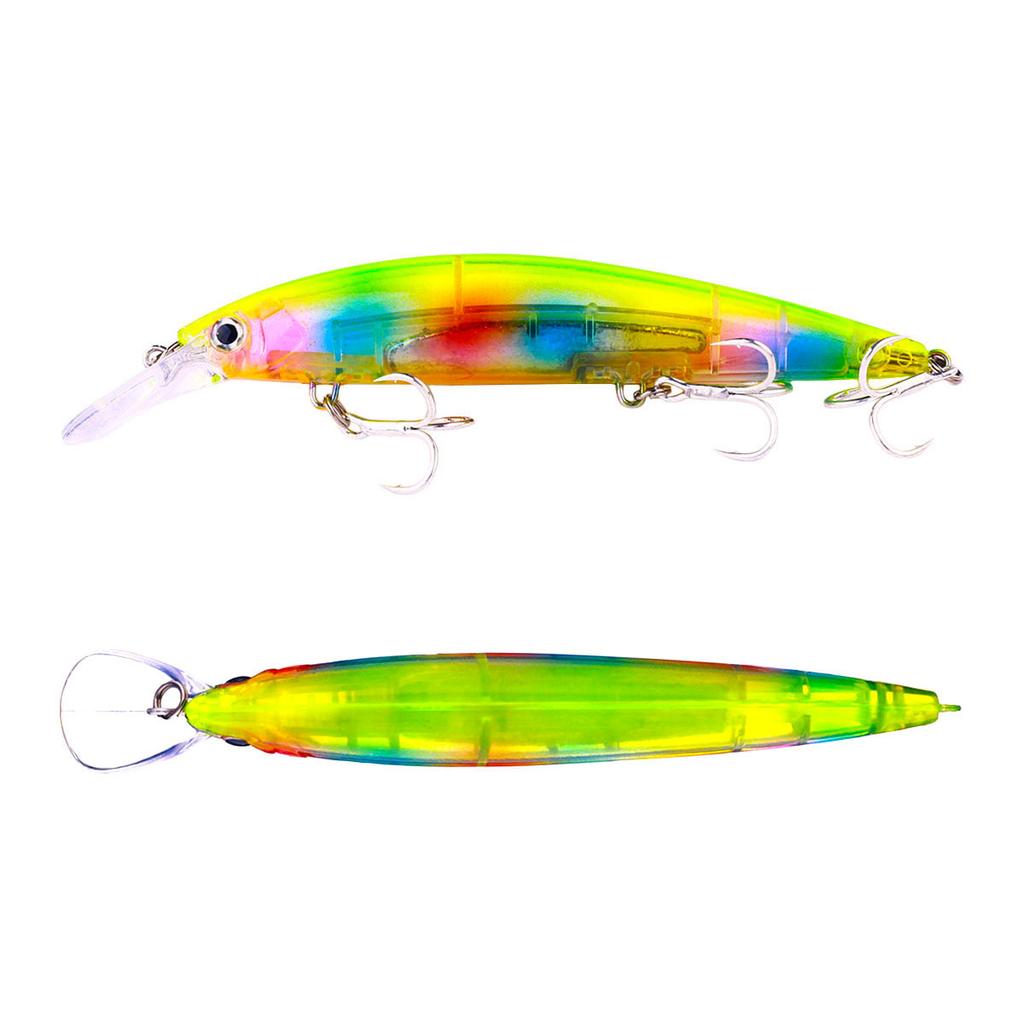 Hard Lure Minnow 13cm-36g Sinking Minnow Hard Bait Fishing Lures Minnow with Treble Hook