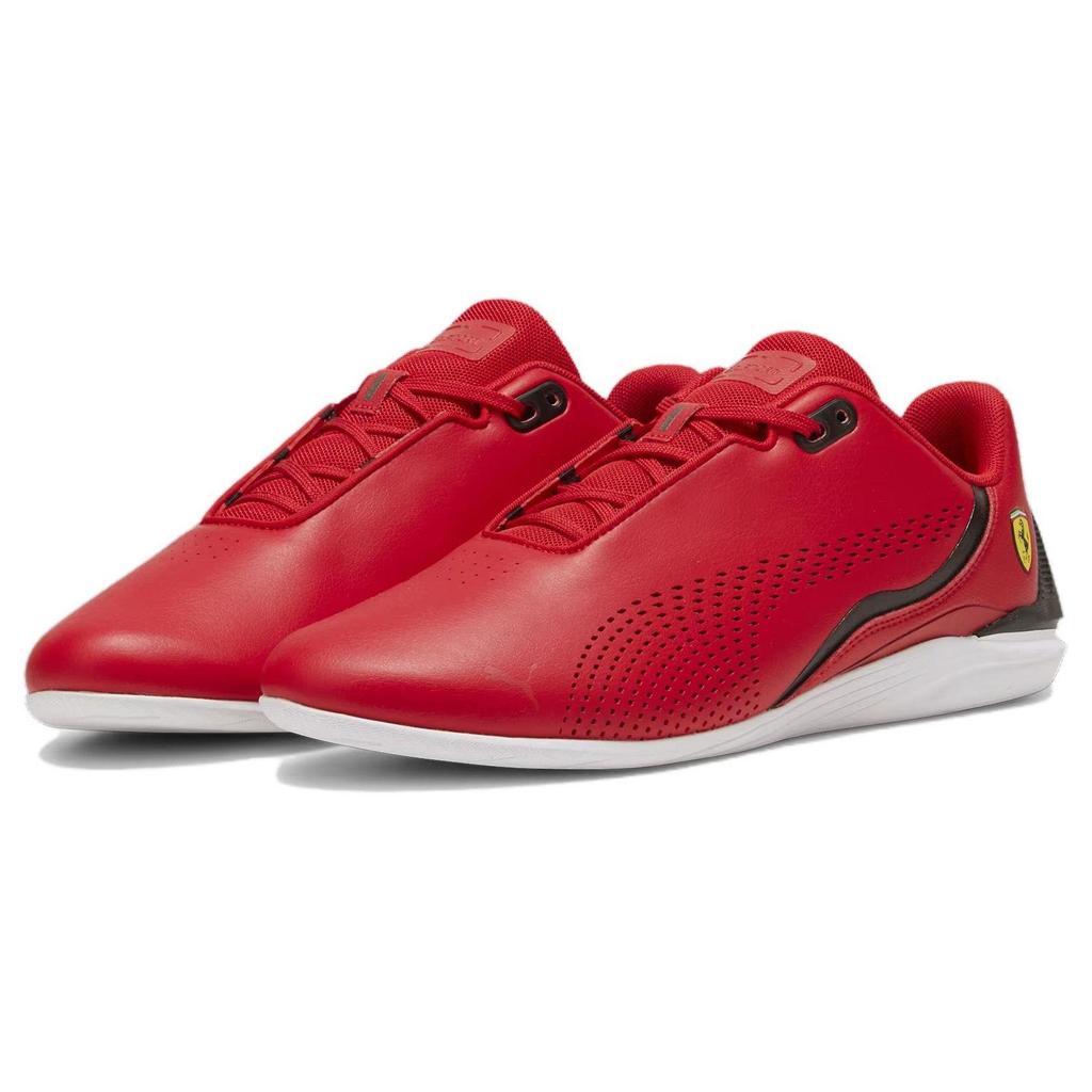 PUMA Scuderia Ferrari Drift Cat Decima Men Rosso Corsa Black Low Top Motorsport Sneakers 307193-10