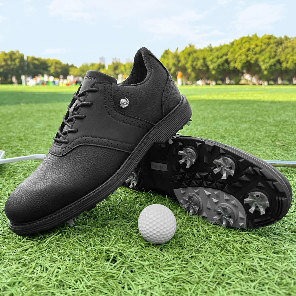 Professional Golf Shoes Men Spikes Golf Sneakers Outdoor Walking Footwears